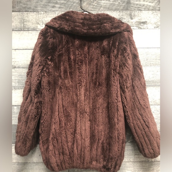 Vintage dyed sheared beaver jacket size small - Picture 2 of 2